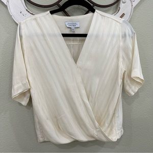 & Other Stories Stockholm Atelier Faux Wrap Cropped Top 4